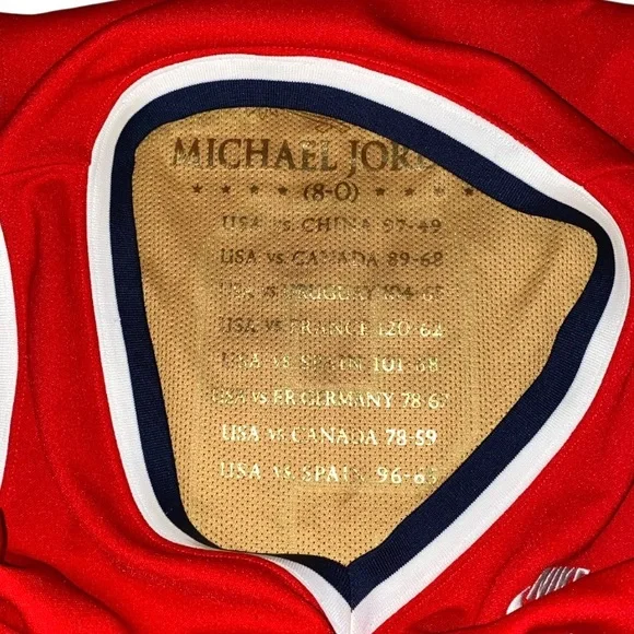 Vintage Nike Jordan 1984 Olympic USA Legends Jersey XL (E)